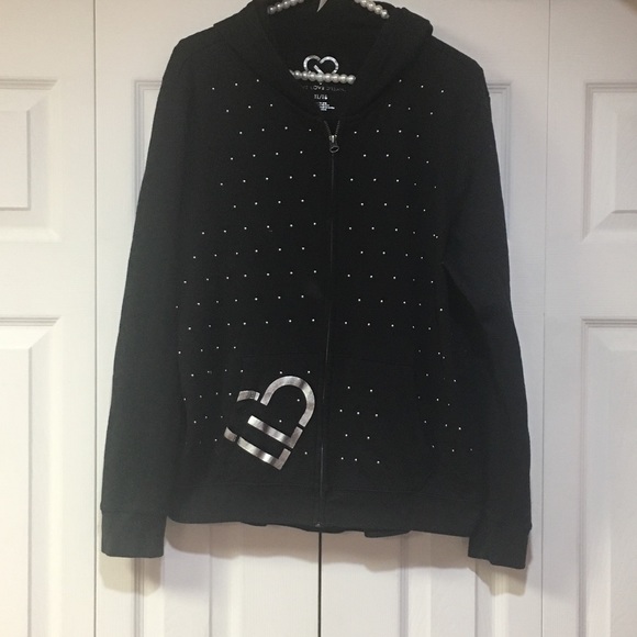 Aeropostale Tops - New Aeropostale bling hoodie size xl